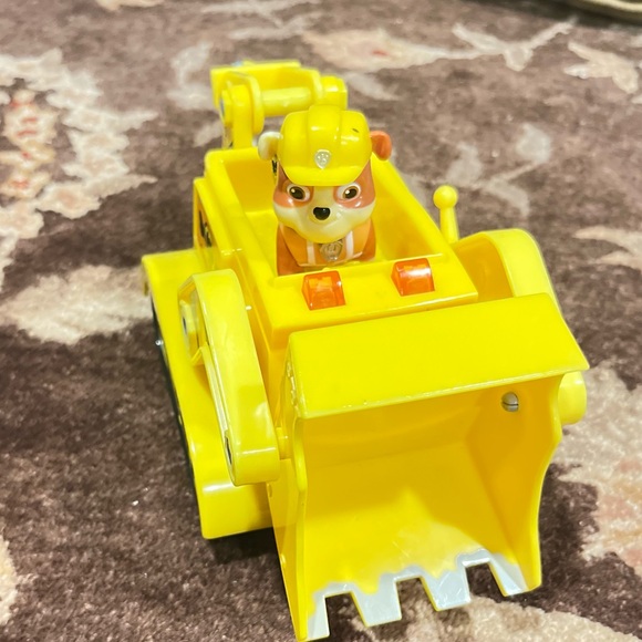 Paw Patrol Dozer Drill Vehicle & Figure Lights Sound - Picture 1 of 4